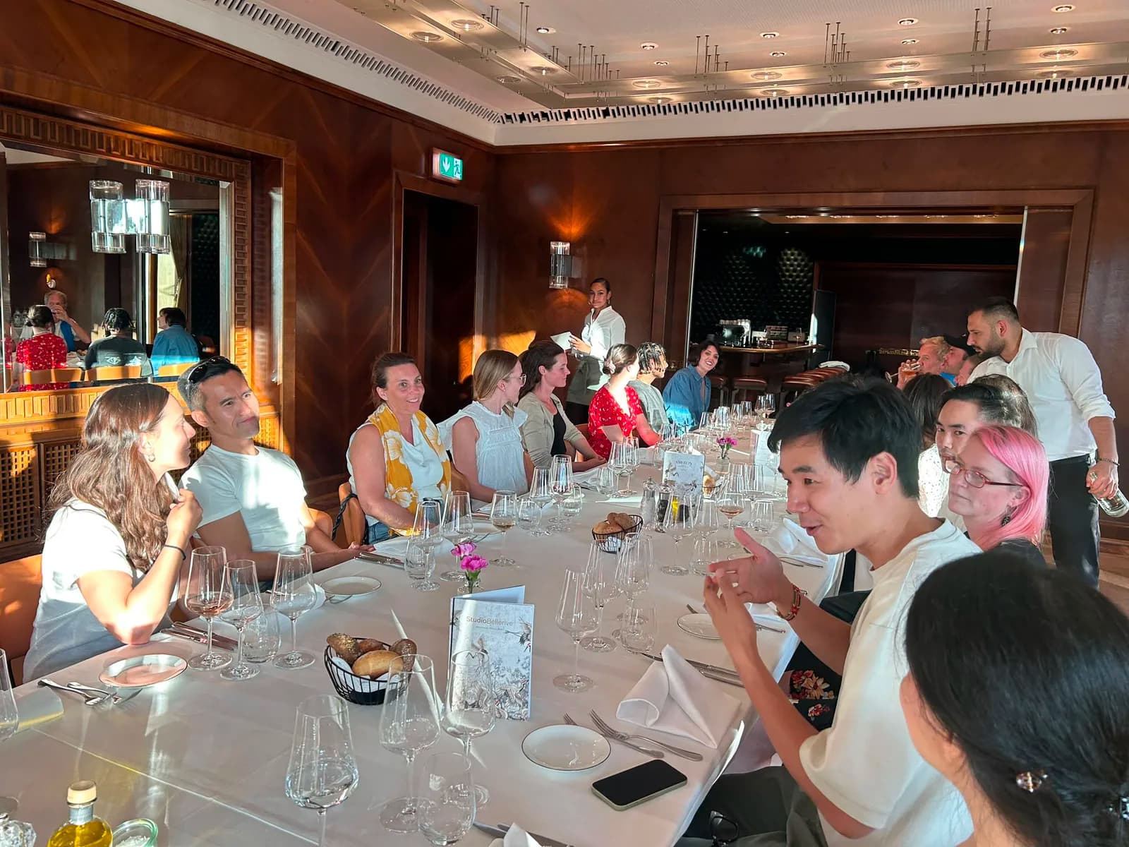 The closing dinner in Zurich