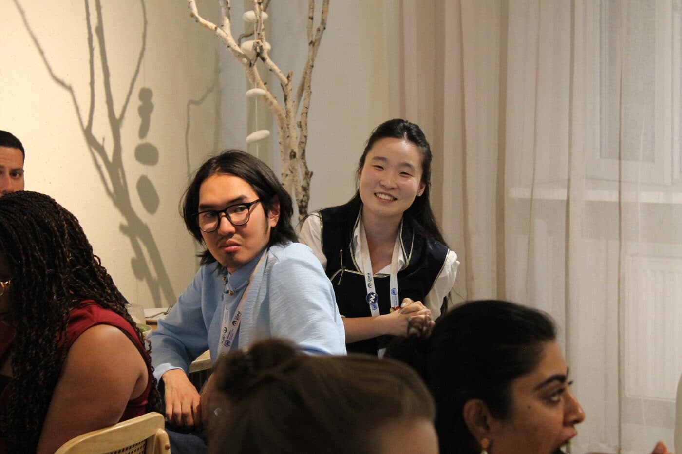 Participants at the dinner